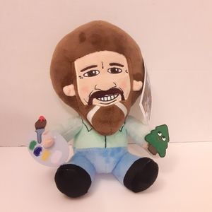 New Bob Ross Plush Doll, Chistmas Tree